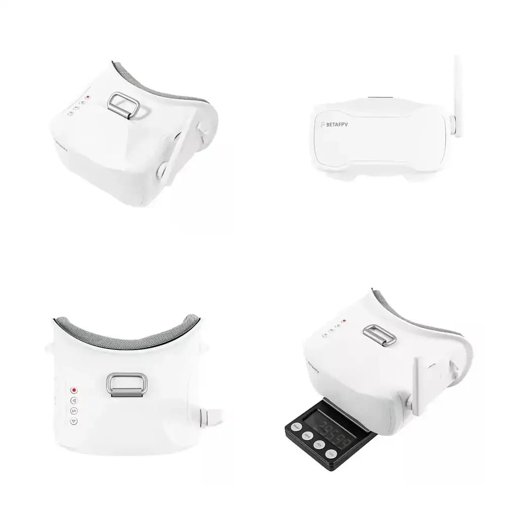 BETAFPV VR03 FPV Goggles for 5.8 GHz Simulated Image Transmission Racing with DVR Function Literadio 3 Radio and ELRS Beta - 1