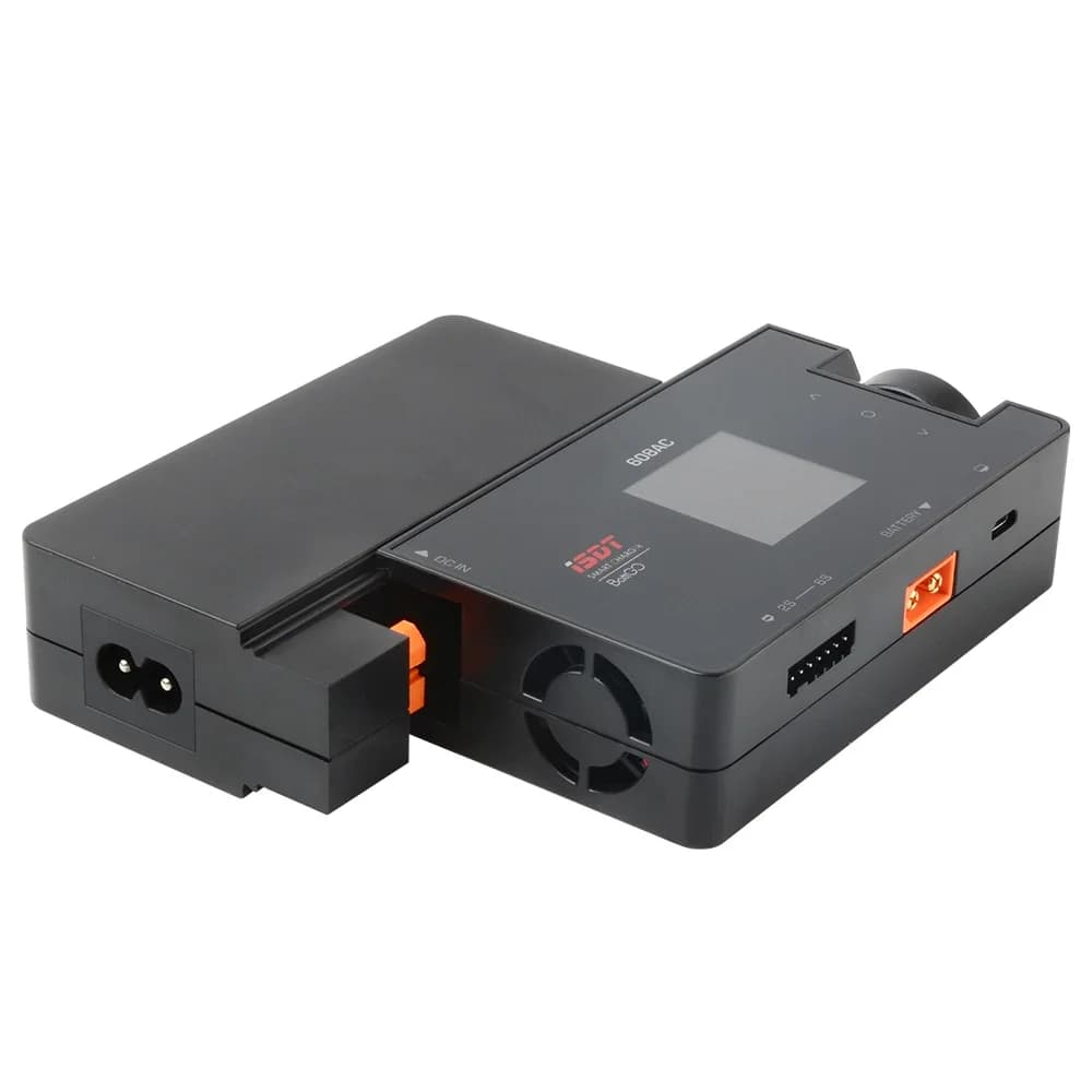 ISDT 608AC AC 50W / DC 200W Smart Battery Charger Discharger With EU/US Plug for 1-6S LiFe Lilon LiPo LiHv 1-12S Pb 1-16S NiMH