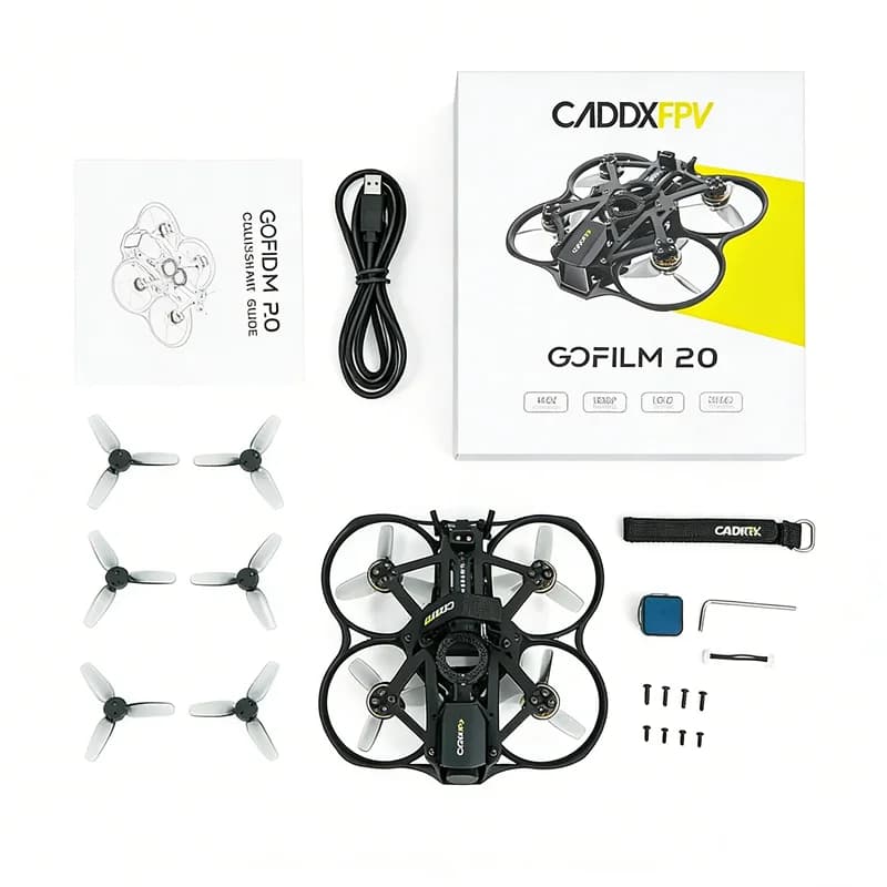 CADDX Gofilm 20 - 2inch 4K Starlight Quadcopter FPV Drone with Moonlight Kit - 1