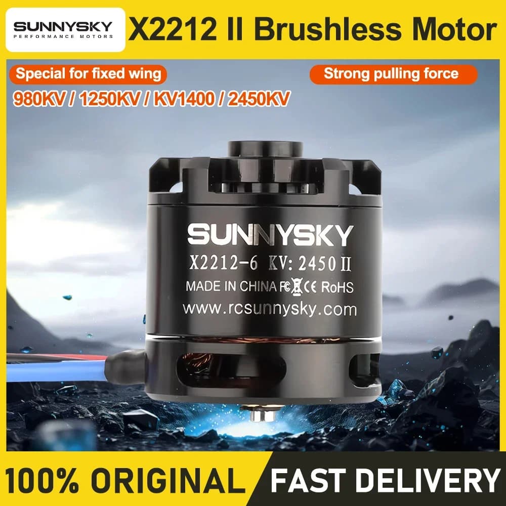 Sunnysky X2212 II 980KV 1250KV 1400KV 2450KV Outrunner Brushless Motor 2212 for RC Quadcopter Multicopter - 1