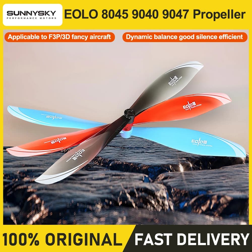 Sunnysky EOLO 8045 9040 9047 Propeller 8X4.5E 9X4E 9X4.7E PROP For F3P 3D RC Airplane 2204 2206 2304 2305 2306 Motor - 1
