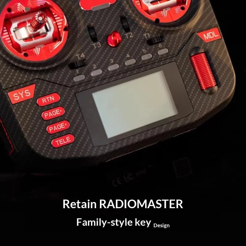 In Stock Boxer Max Radiomaster RC FPV Radio Transmitter Elrs Protocol AG01 Metal Gimba Carbon Fiber Panel Portable For Fpv Drone 6