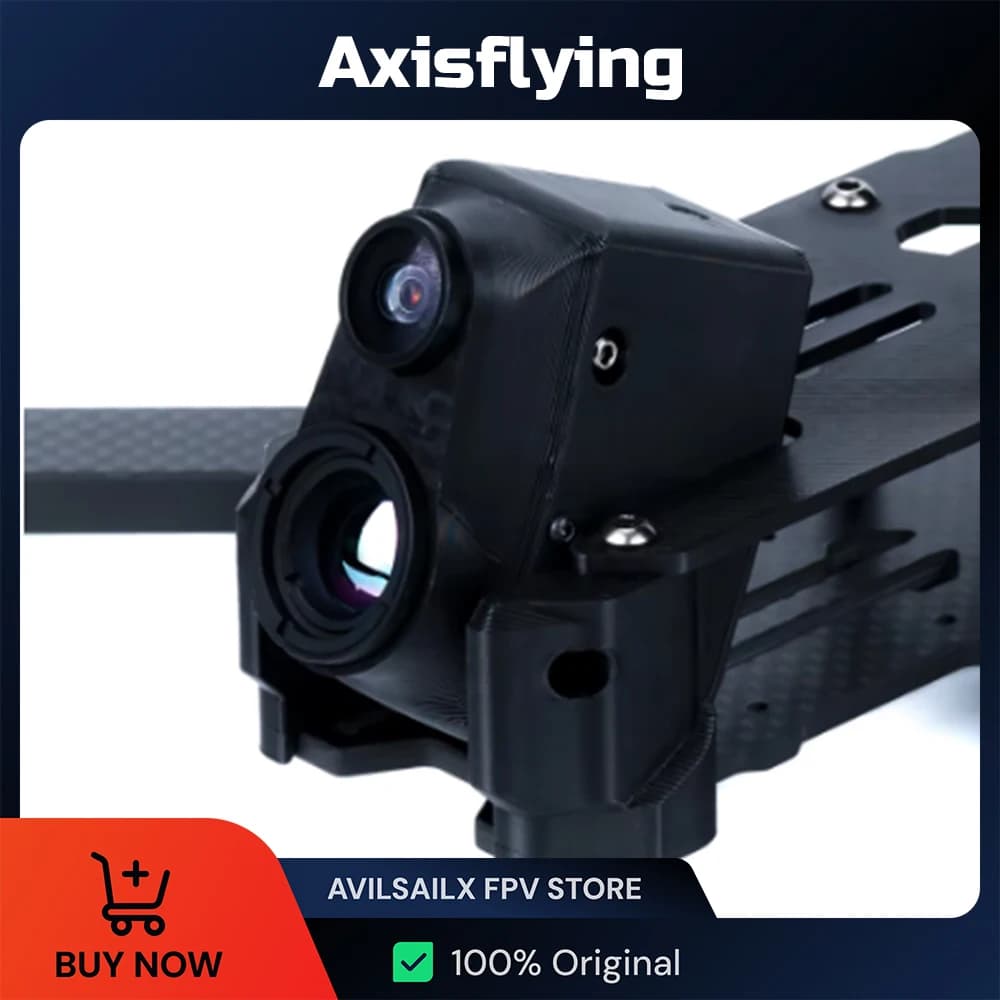 Axisflying Thermal FPV Camera with Dual Lenses for Day/Night, 384x288 640x512 256x192 Resolution - 1