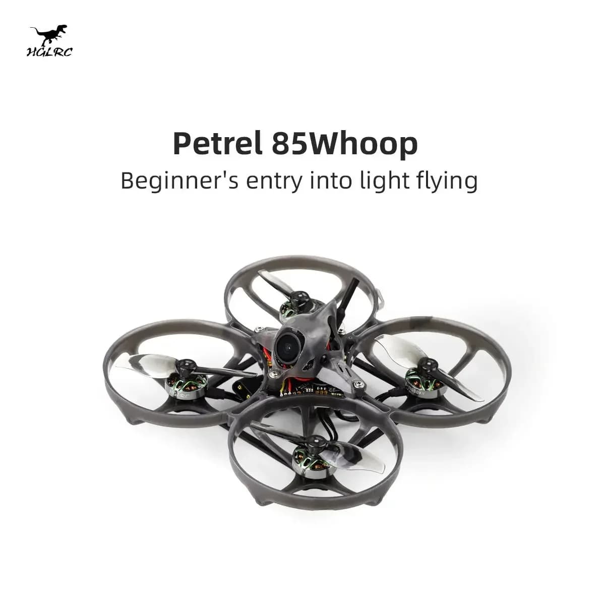 HGLRC Petrel 85Whoop 85mm Brushless Tinywhoop - SPECTER 10A AIO 1202.5 11000KV 2S LIPO