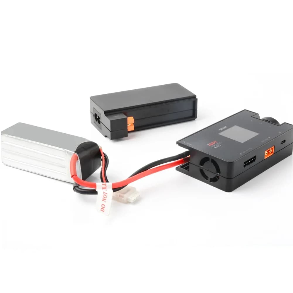 ISDT 608AC AC 50W / DC 200W Smart Battery Charger Discharger With EU/US Plug for 1-6S LiFe Lilon LiPo LiHv 1-12S Pb 1-16S NiMH 5