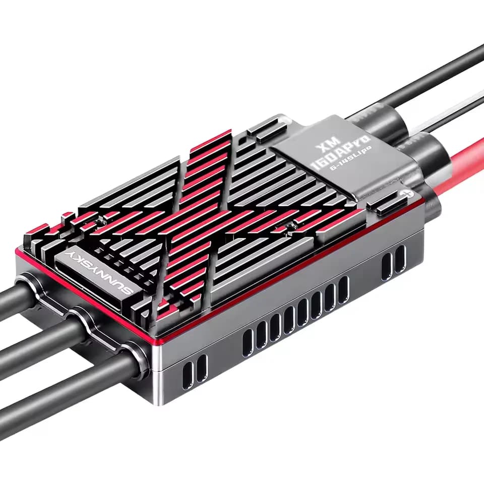 Sunnysky  XM100A/160A PRO 6-14S ESC Efficient heat dissipation and multiple protections Suitable for multi rotor fixed wing UAV $195.29$314.98 -38%1 soldLowest price in 90 daysFree shippingSee previewSimilar items 6