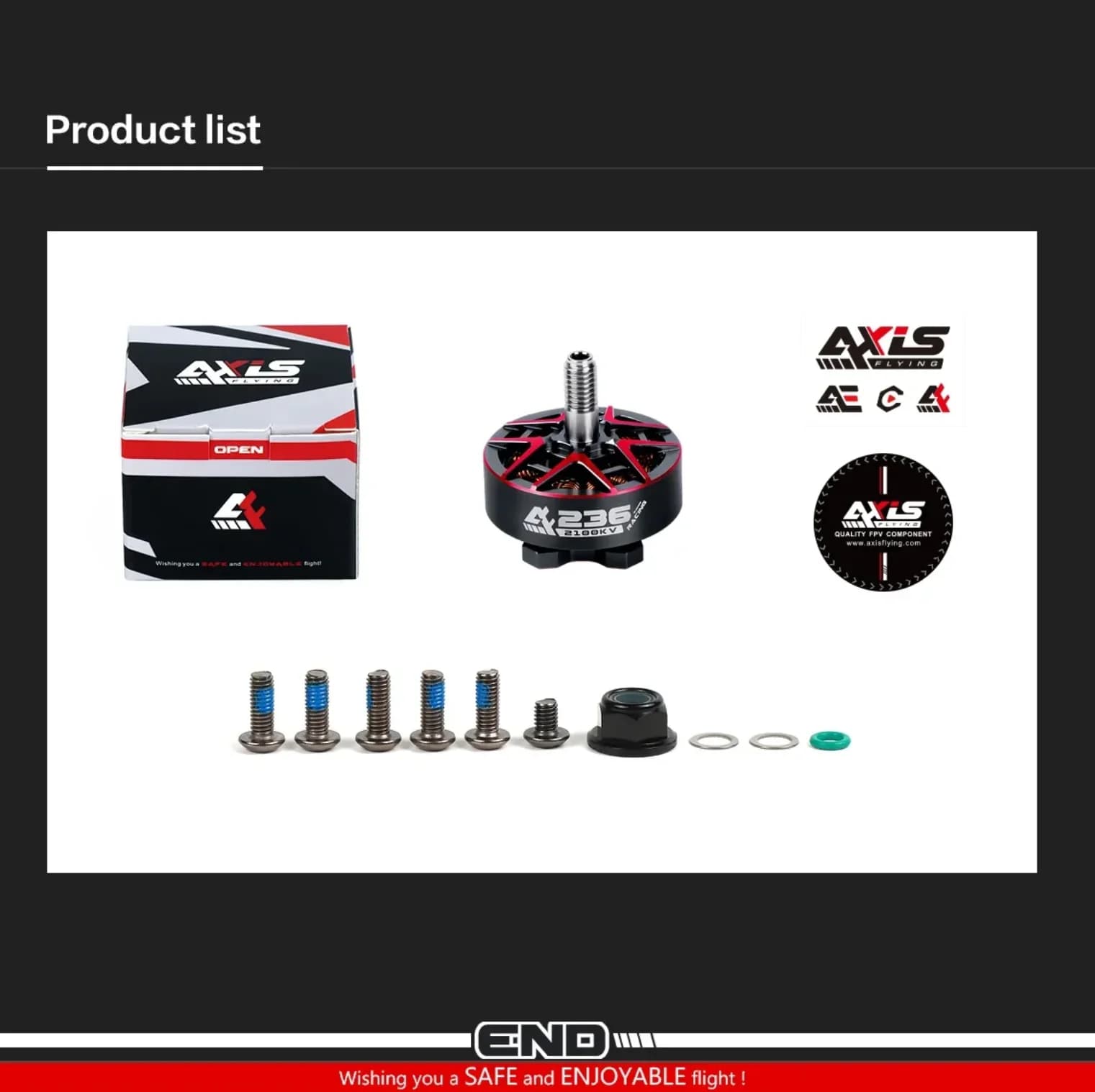 Axisflying Upgraded AF236 2306 5Inch 6S