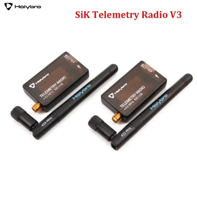 HolyBro SiK Telemetry Radio V3 100mW 500mW 433MHZ 915MHZ for APM Pixhawk Radiolink MINI PIX RC Drone Flight Controller - 1