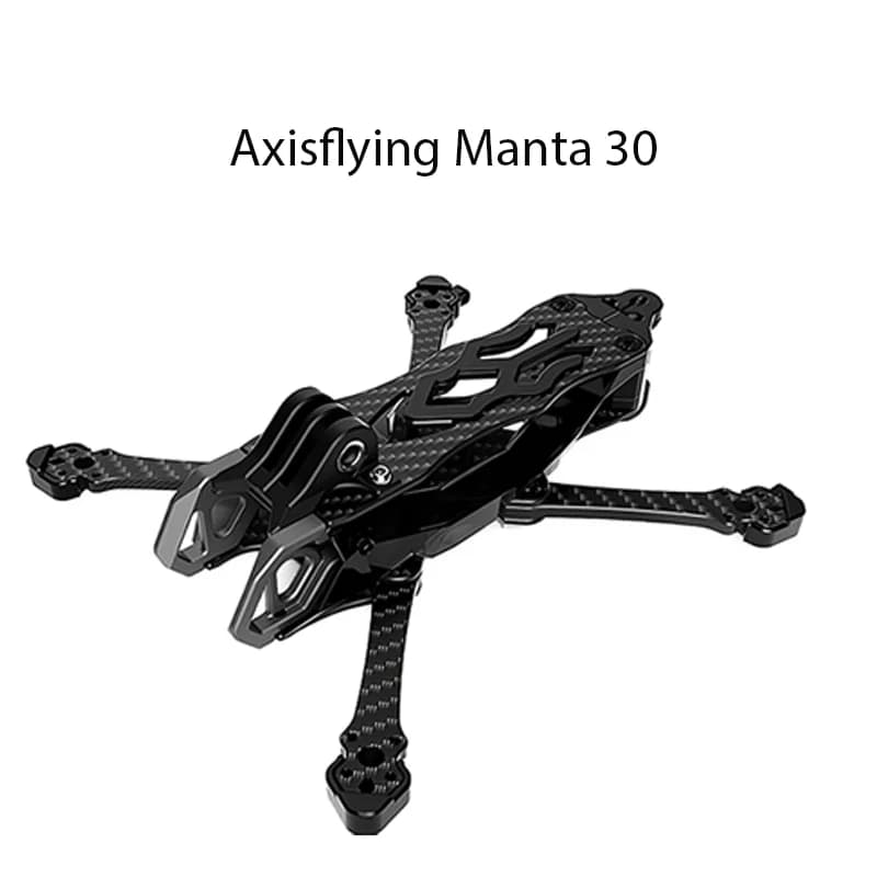Axisflying Manta 30 6inch FPV Drone Frame Kit Carbon Fiber Lightweight for Freestyle Long Range RC Quadcopter 4