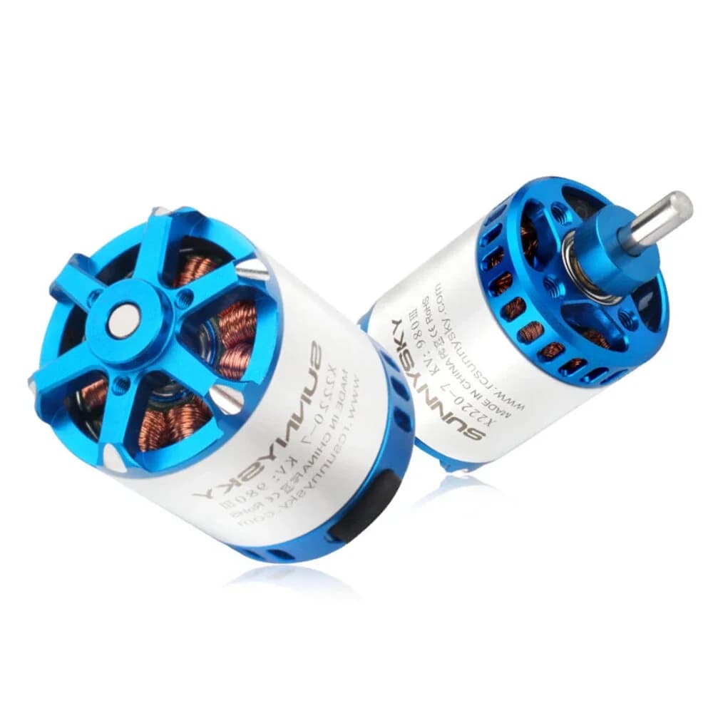 SunnySky X2212-III / X2216-III / X2220-III Brushless Motor 800KV/980KV/1250KV 3-4S Long/Short Shaft for RC FPV Drone & Airplane 6
