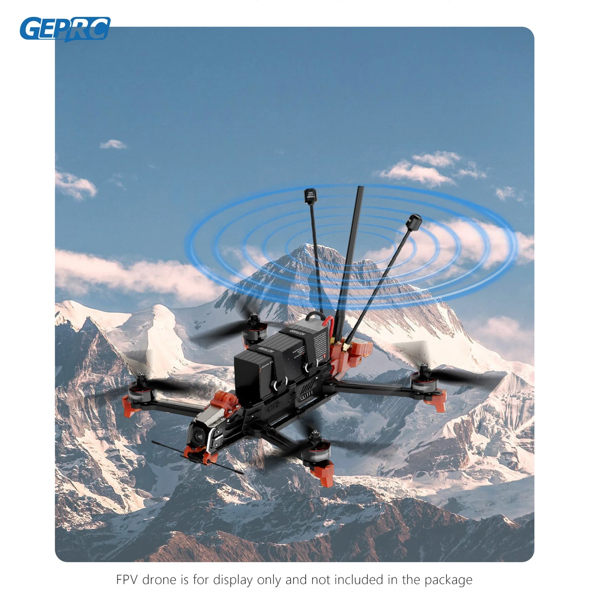 GEPRC 868MHz 915MHz 2.4G Tri-Band Stick Antenna High Frequency Long Range FPV RC Quadcopter Freestyle Drone DIY Parts - 1