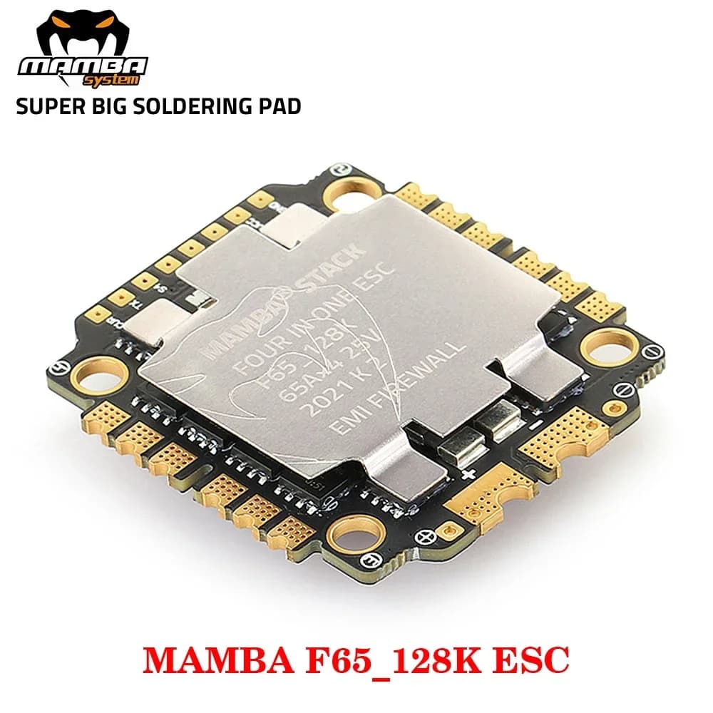 DIATONE MAMBA F55 / F65_128K BLHeli_32 4in1 ESC Dshot 300-600-1200 Installation 30.5x30.5mm / M3 4-6S for RC FPV Racing Drone - 1