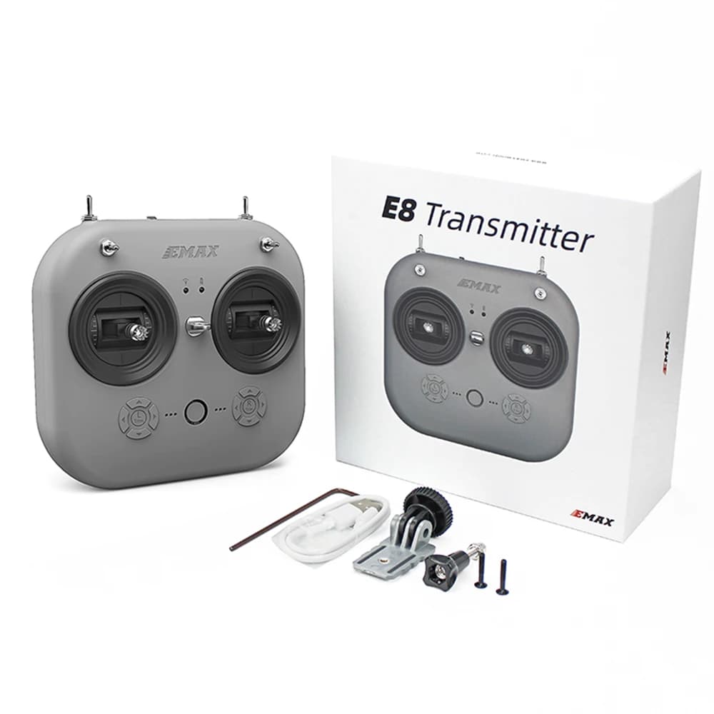 EMAX Tinyhawk III PLUS Spare Parts E8 2.4GHz 8CH Radio Transmitter Remote Controller ELRS 2.4G Protocol - 2.4G ELRS RC Parts 5