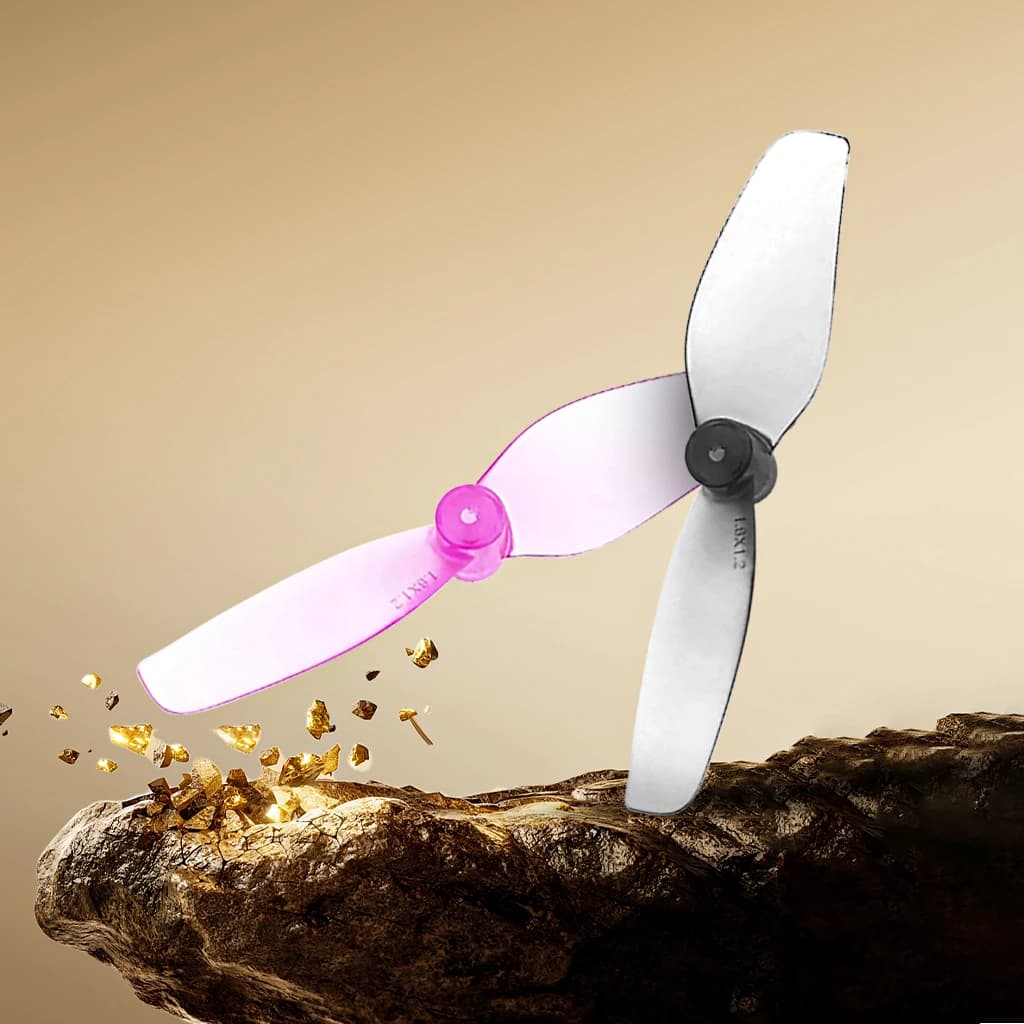 HQProp 40MM 1.6X1X3 1.6X1.2X2 Hollow Cup Propeller Dia 40mm 2-Blade 3-Blades 1mm 1.5mm Shaft Hole for Drone RC Model Airplane - 1