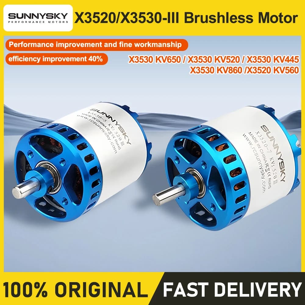SUNNYSKY X3520-III X3530-III 560KV Brushless Motor with Box for RC Quadcopter Airplanes Fixed Wing Plane O - 1