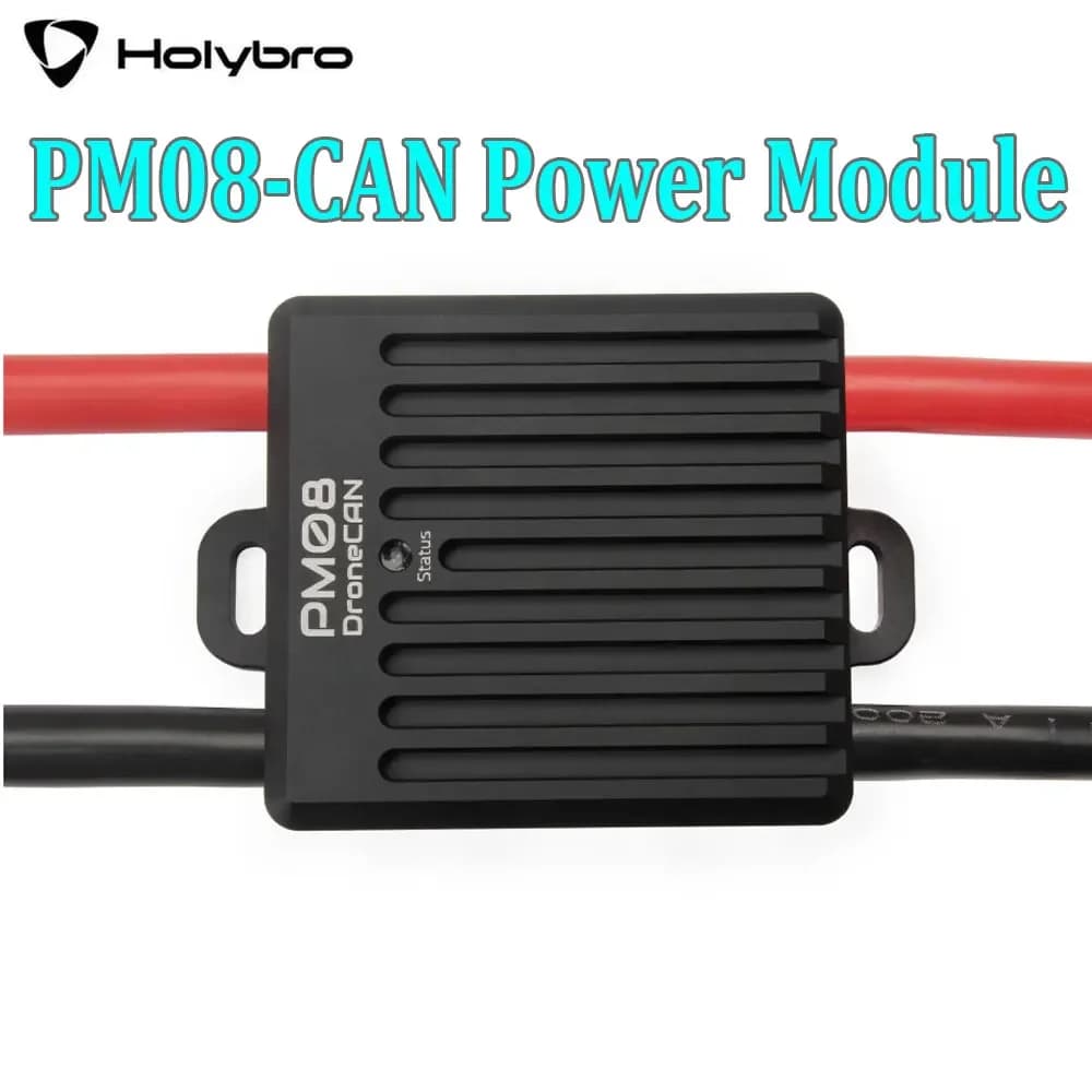 Holybro DroneCAN PM08-CAN Power Module 14S 200A Supports 2-14S & 200A Cont For RC Model/Airplane/Quadcopter - 1