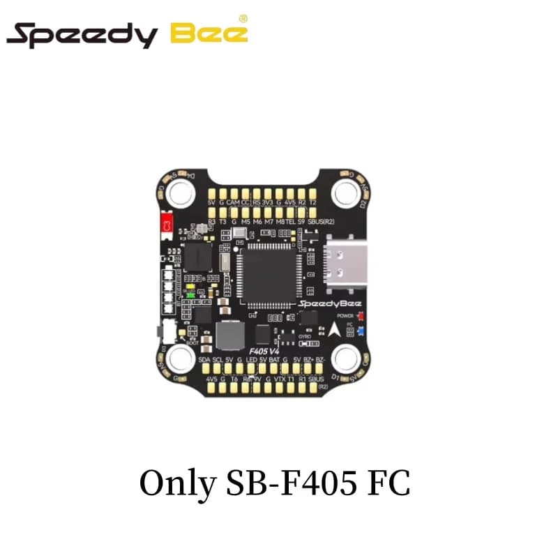 Speedybee 3-6S 30X30 BMI270 F405 V4 FC Flight Controller F4V4-60-Stack BLHELIS 4in1 ESC for FPV Freestyle Drones DIY Parts 5