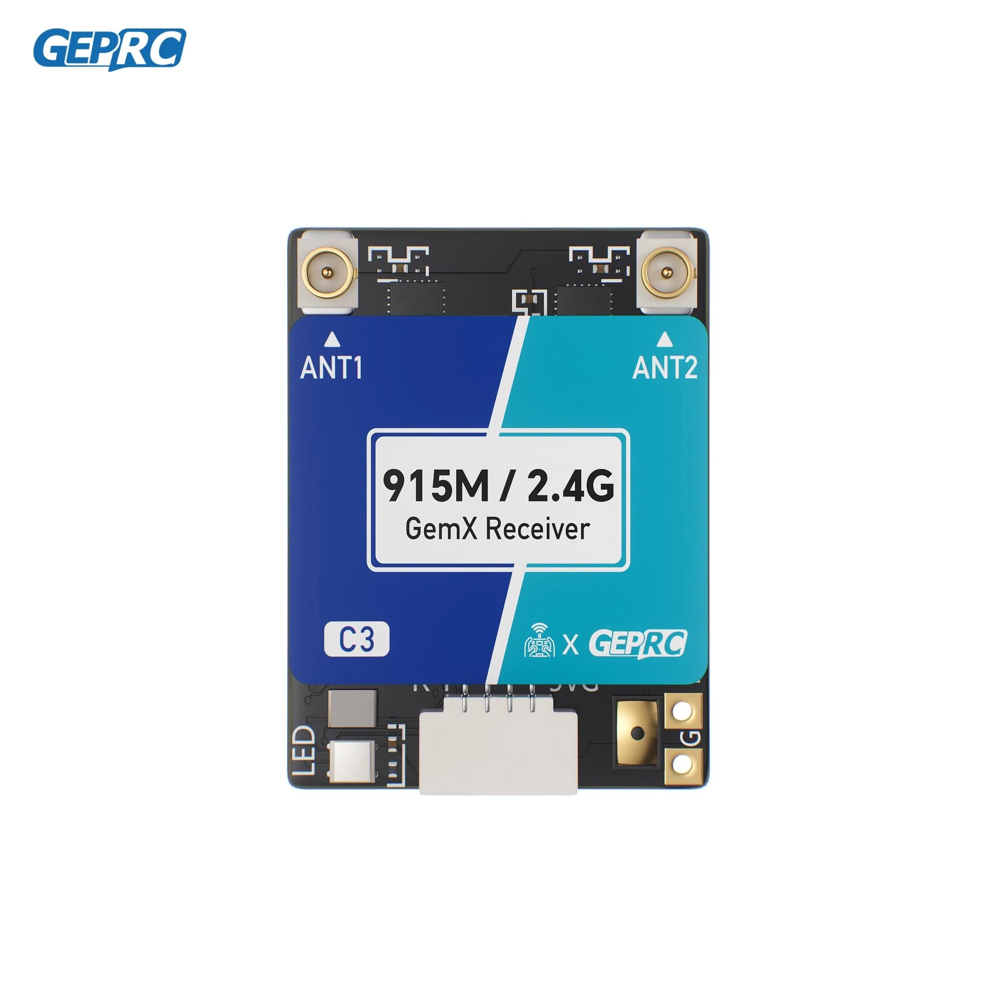 GEPRC ELRS 915M 2.4G C3 Gemini Xrossband Receiver TX Module Dual-RF Chip 1000Hz for FPV Long Range Freestyle Drone