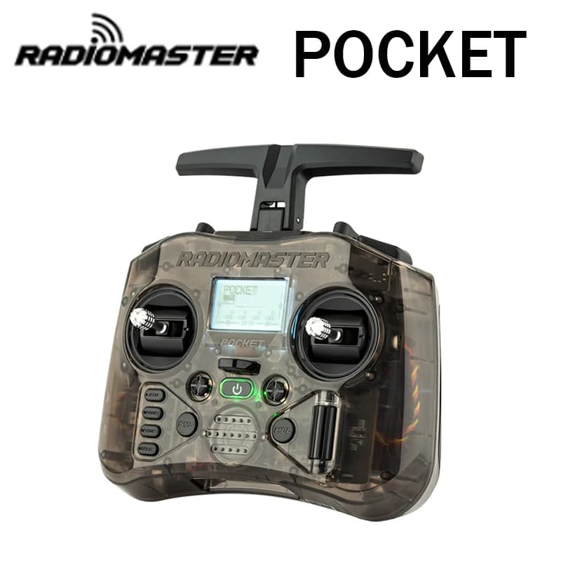 Radiomaster Pocket FCC Version Hall Gimbal Transmitter Remote Control Portable Lightweight Built In LED Light Foldable Antenna - 1