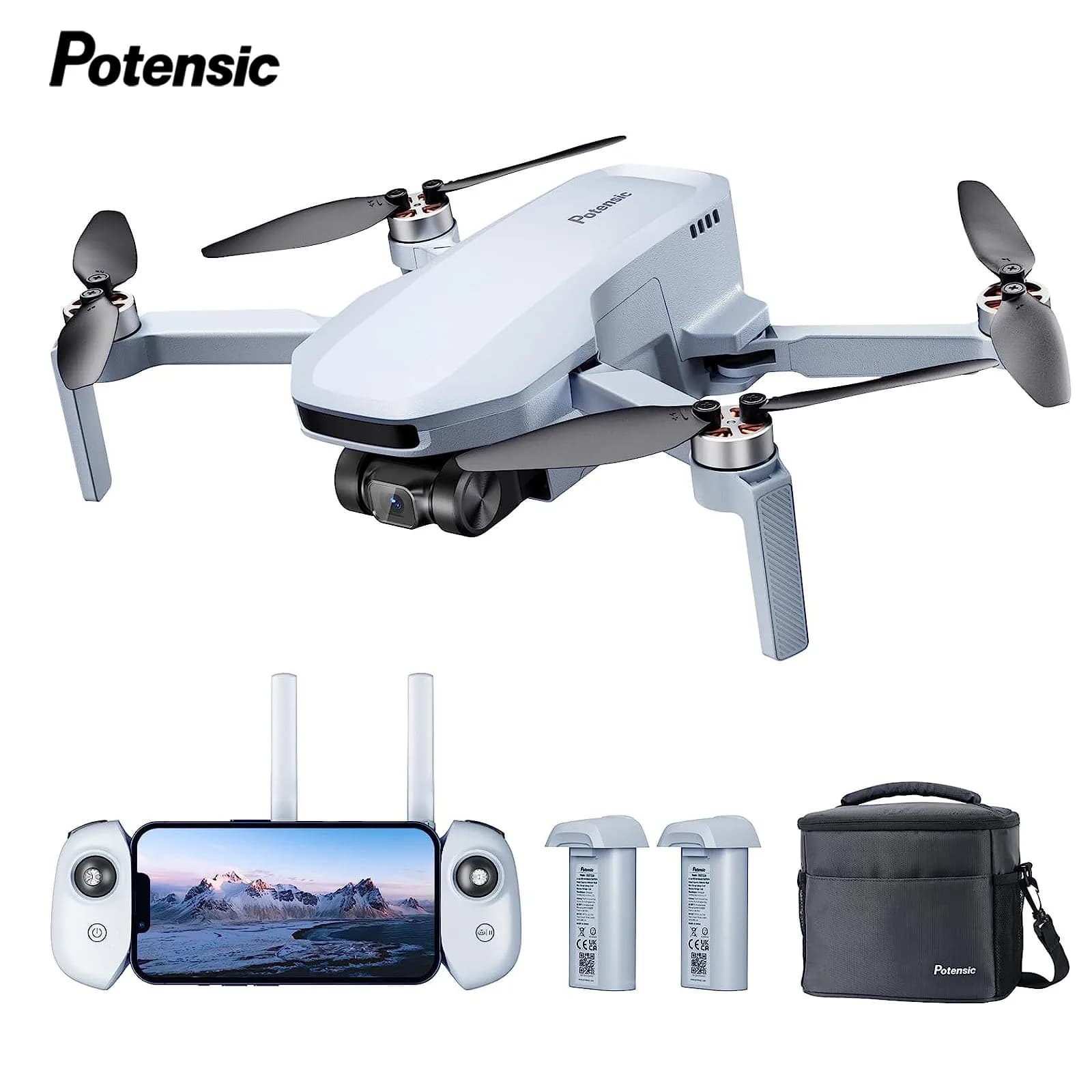 Potensic C0 Single Axis Gimbal 4K GPS Drones Professional Under 249g Max 4-KM for Adults and Beginners ATOM SE - 1