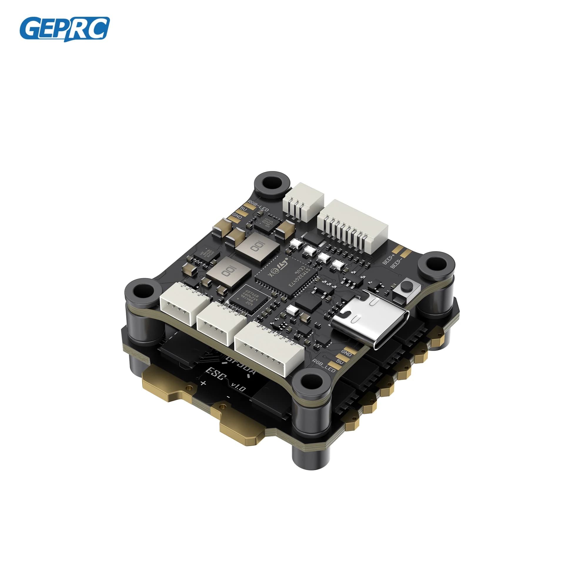 GEPRC Fettec G4 Alpha GF50A FPV Stack G473 Flight Controller FETTEC S2M Dshot2400 GF50A 4IN1 ESC for FPV Freestyle Drone Model - 1
