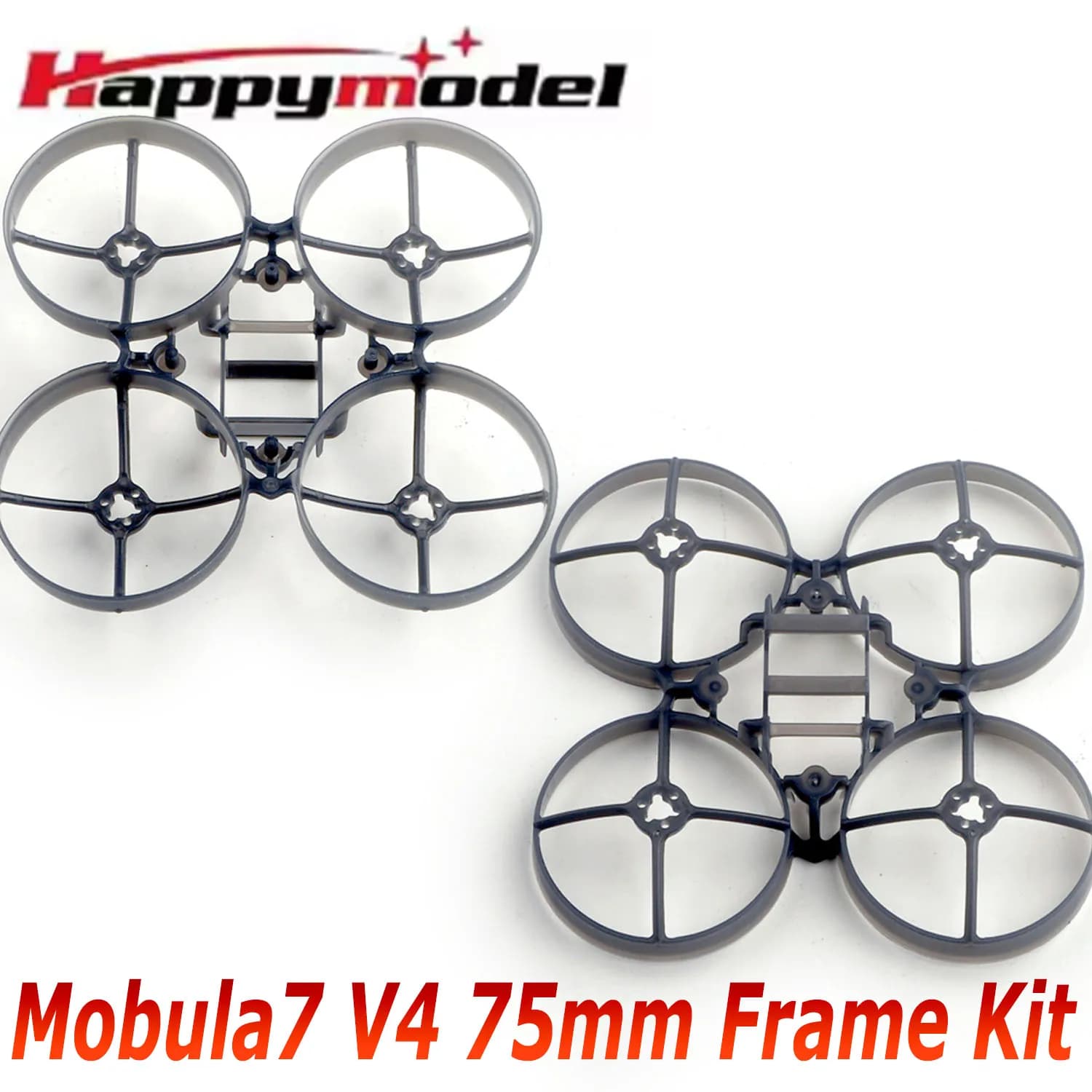 HappyModel Mobula7 V4 75mm Brushless TinyWhoop Frame Kit Upgraded Design for RC Freestyle Racing FPV Drones Quadcopter Model DIY - 1