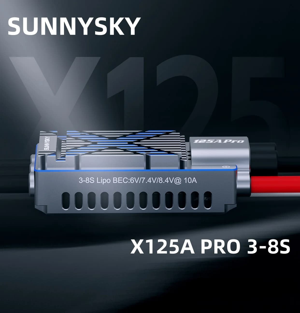 SUNNYSKY X125A PRO SBEC Speed Controller 3-8S X125A ESC For RC 70-90E 3D P3A Fixed-Wing Aircraft/420-550 Series Helicopter/Drone $507.87$534.6 -5%4 sold4 × $126.97 with no interestSee previewSimilar items - 1