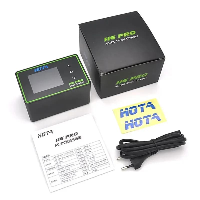 HOTA H6 Pro DUO AC 200W DC 700W 26A Battery Balance Charger for 1-6S Lithium Battery RC Car Climbing Car RC Model - 1