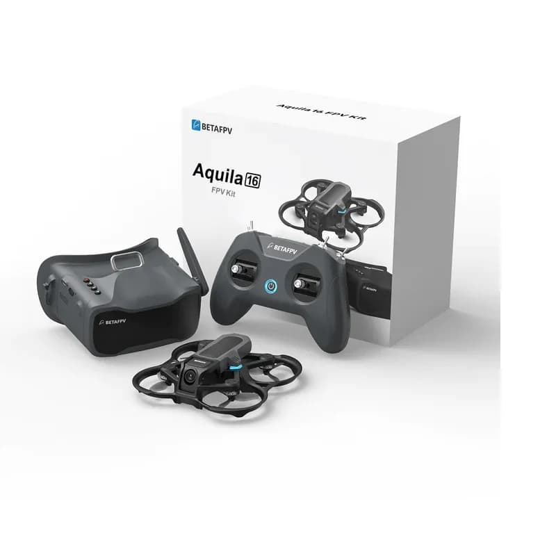 BETAFPV Aquila16 FPV Kit  LiteRadio 2 SE Radio Transmitter VR03 FPV Goggles 2 Battery 1100mAh - 1