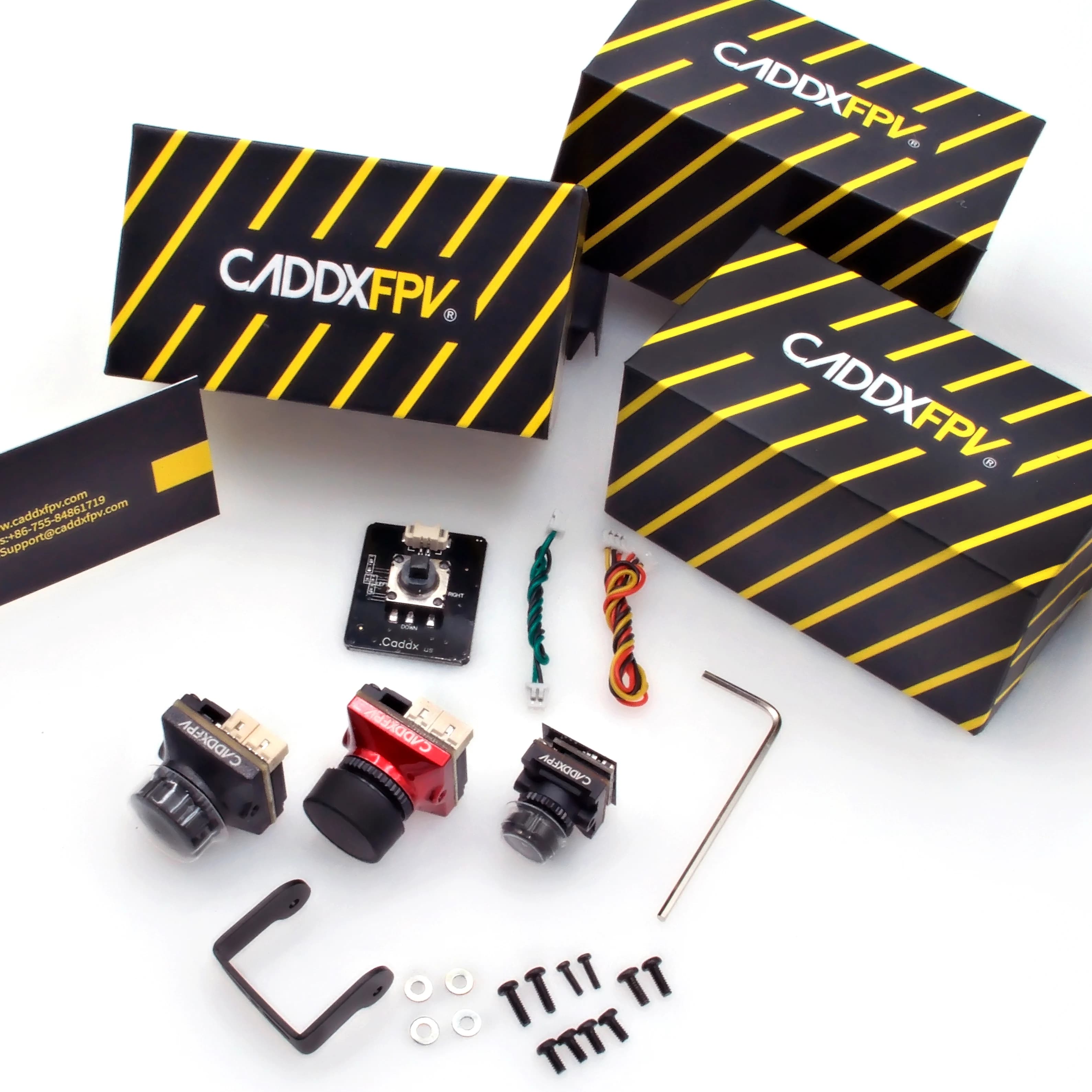 Caddx Ratel 2 V2 FPV Camera Ratel2 2.1mm Lens 16:9/4:3 NTSC/PAL Switchable With Replacement Lens For FPV Camera Drone - 1