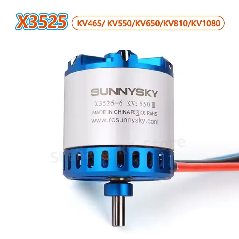 SUNNYSKY X3525 III KV465 KV550 KV650 KV810 KV1080 Brushless Motor for RC Drone - 1