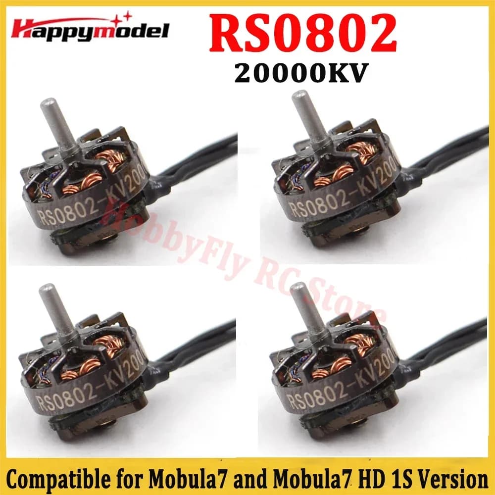 HappyModel  RS0802 KV20000 1S Brushless Motor CW CCW For FPV Freestyle Mobula7 Mobula7 HD 1S Tinywhoop Drones - 1