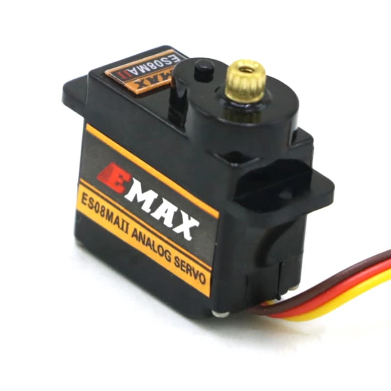 2026 New EMAX ES08MAII 12G Mini Metal Gear Analog Servo RC Hobby Simulation Servo for Car Boat Helicopter Airplane 4