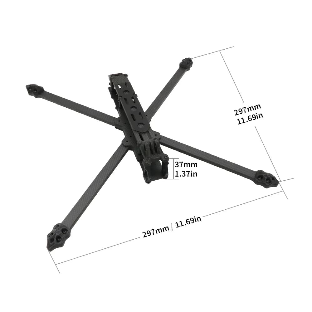 XL10 V6 10'' 420mm Wheelbase super Long Range HD True-X Carbon Frame Kit for O3 Air Unit CADDX Vista HD VTX iFlight Drone Parts $49.48$65.98 -25%415 soldFree shipping4 × $12.37 with no interestSee previewSimilar items 4