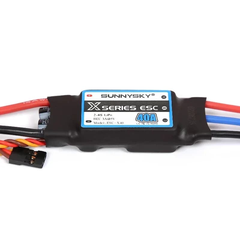 1pcs new SUNNYSKY X Series ESC 40A 60A 80A Brushless Speed controler With Ubec For RC Airplane 3D KT Aircraft Fixed Wing Culvert