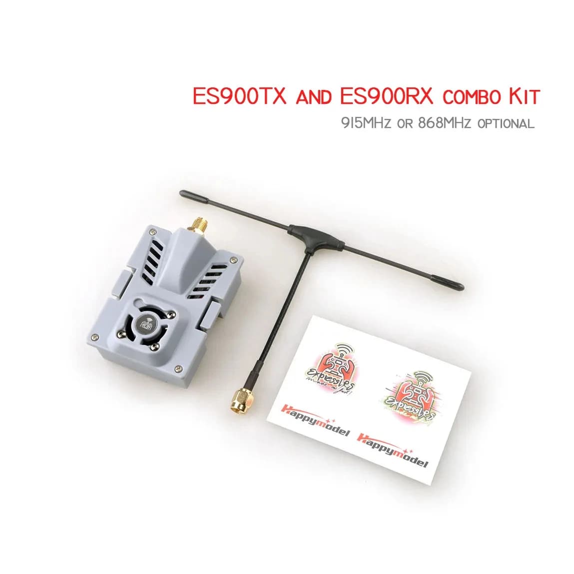 Happymodel ELRS Micro ES900RX（Receiver）ES900TX（Module）Combo Kit 915MHz ExpressLRS Firmware For RC FPV Long Range Racing Drones 3