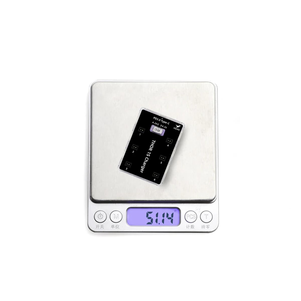 HGLRC Thor 1S Charger V2 6-way parallel charging board supports PH2.0 & MX2.0 & A30 & BT2.0 connector PD3.0 Type C 12V interface 5
