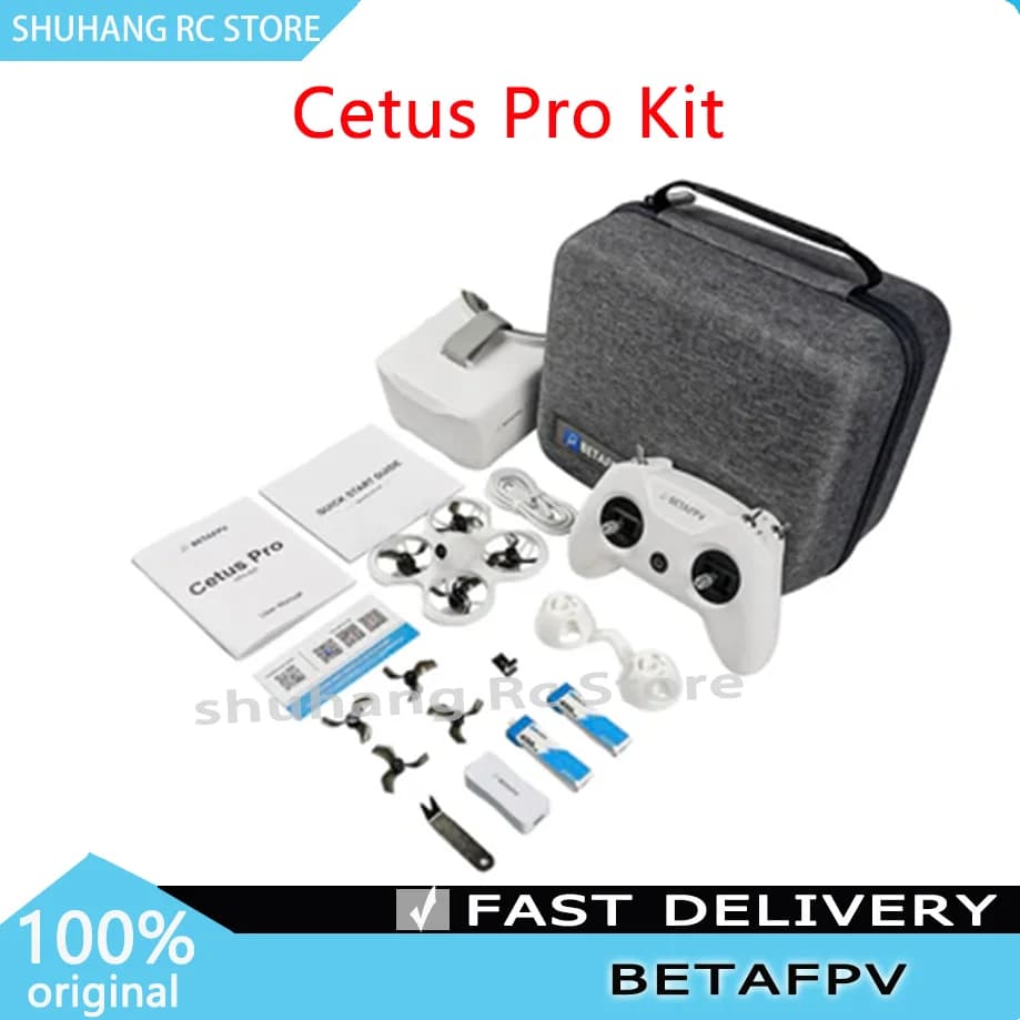 Original BETAFPV Cetus Pro Kit Frsky D8 VR02 Goggles Lite Radio 2 SE Transmitter 25mW VTX  C02 FPV Micro Camera Racing Drone - 1
