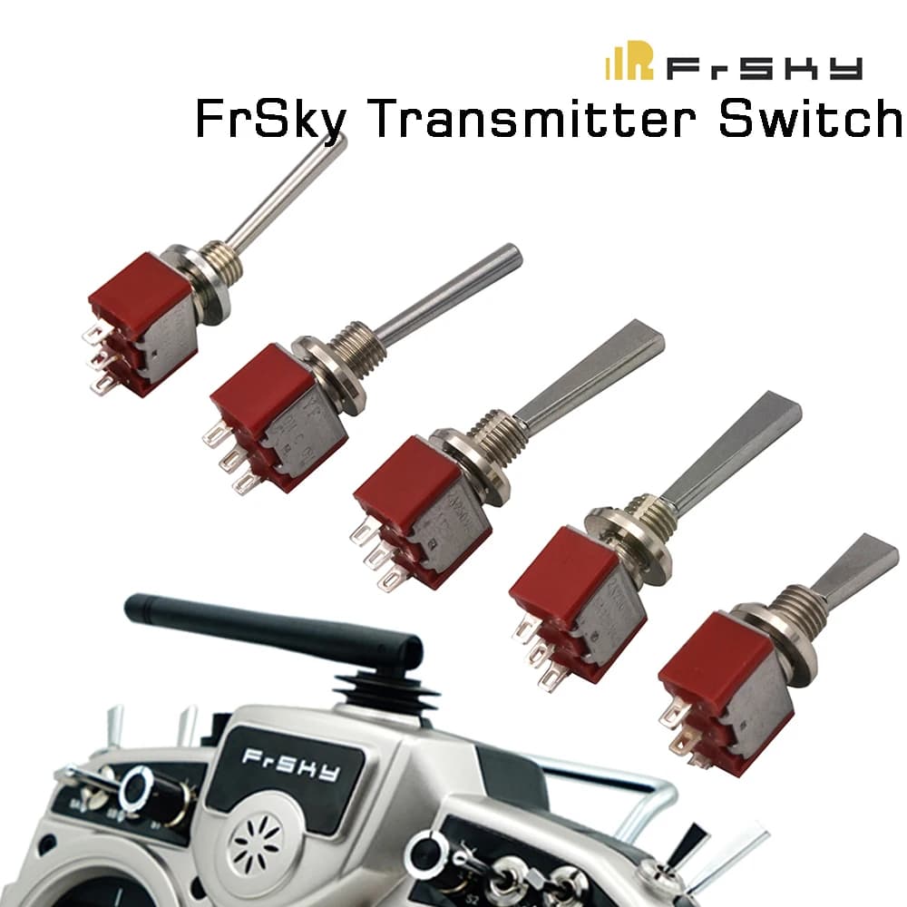 FRSKY REPLACEMENT SWITCH AND SCREW NUTS PARTS FOR TARANIS X9D/X9D PLUS X7/ X9DP2019/ X9 Lite RADIO AND FOR RADIOMASTER JUMPER - 1