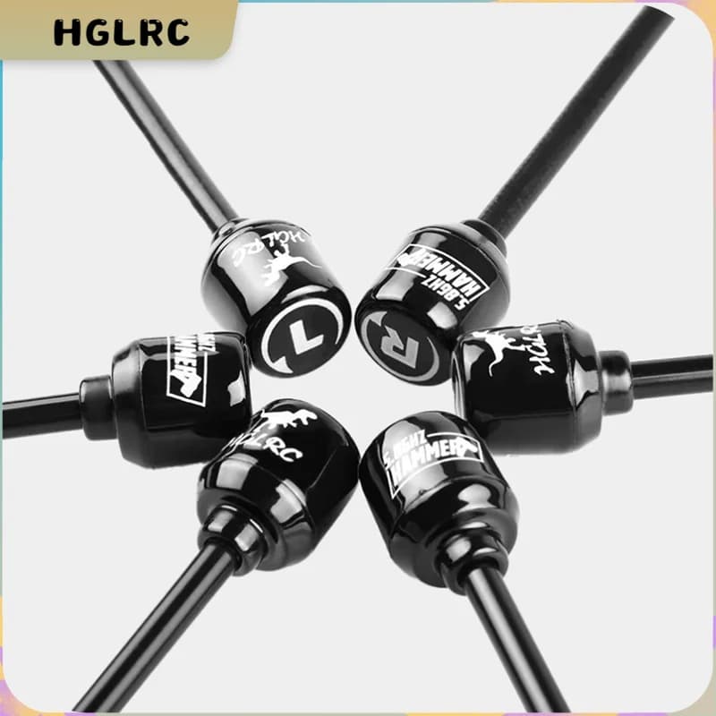 HGLRC New Mini Long Range Hammer Antenna Mini RHCP LHCP Spin SMA UFL MMCX Angle 5.8G 2.5dBi 135mm For RC FPV Racing Drone - 1