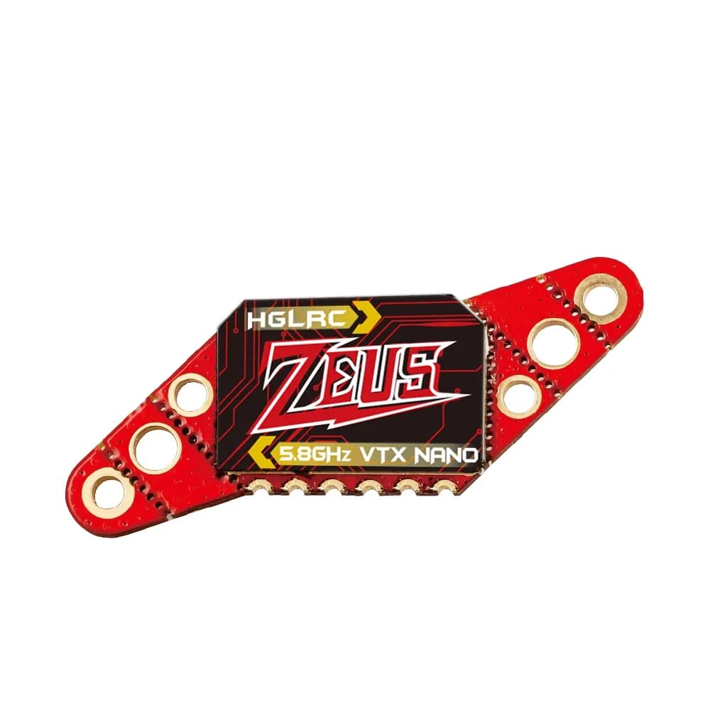 HGLRC Zeus nano VTX 350mW FPV 5.8G 2.4g 40CH Built-in Microphone 16/20/25.5mm Hole For RC FPV Transmitter VTX Multicopter - 1