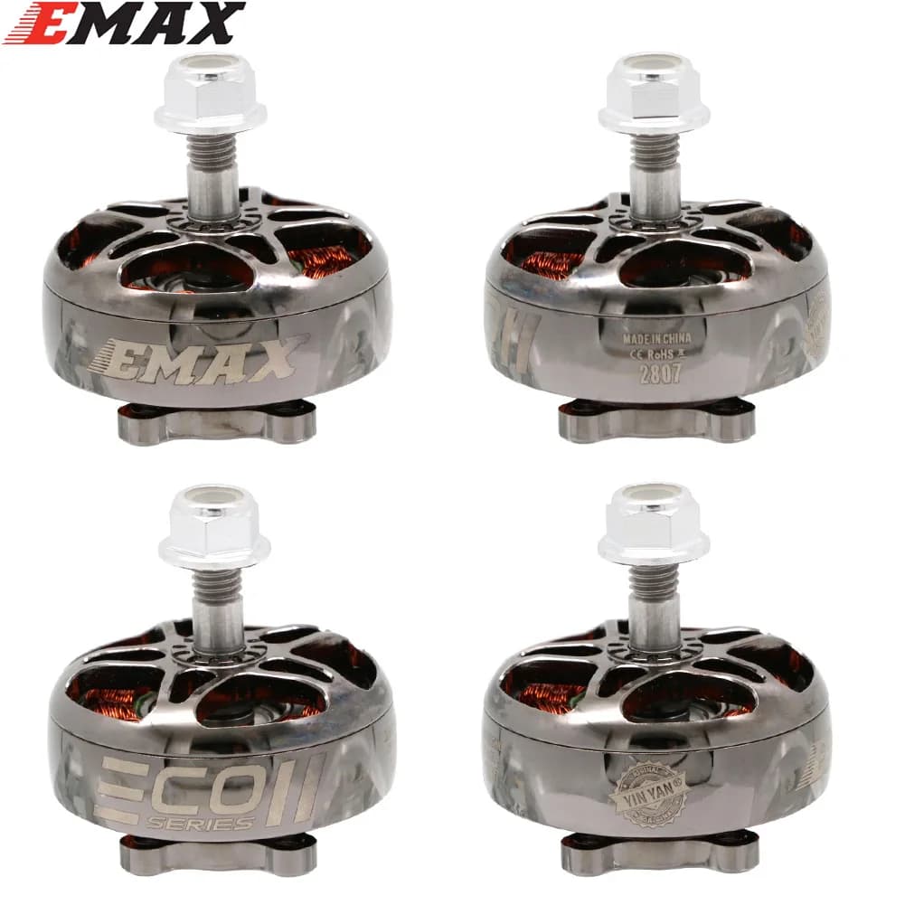 4pcs EMAX ECOII 2807 6S 1300KV Brushless Motor for RC FPV Racing Drone RC Quadcopter RC Parts DIY Accessorie - 1