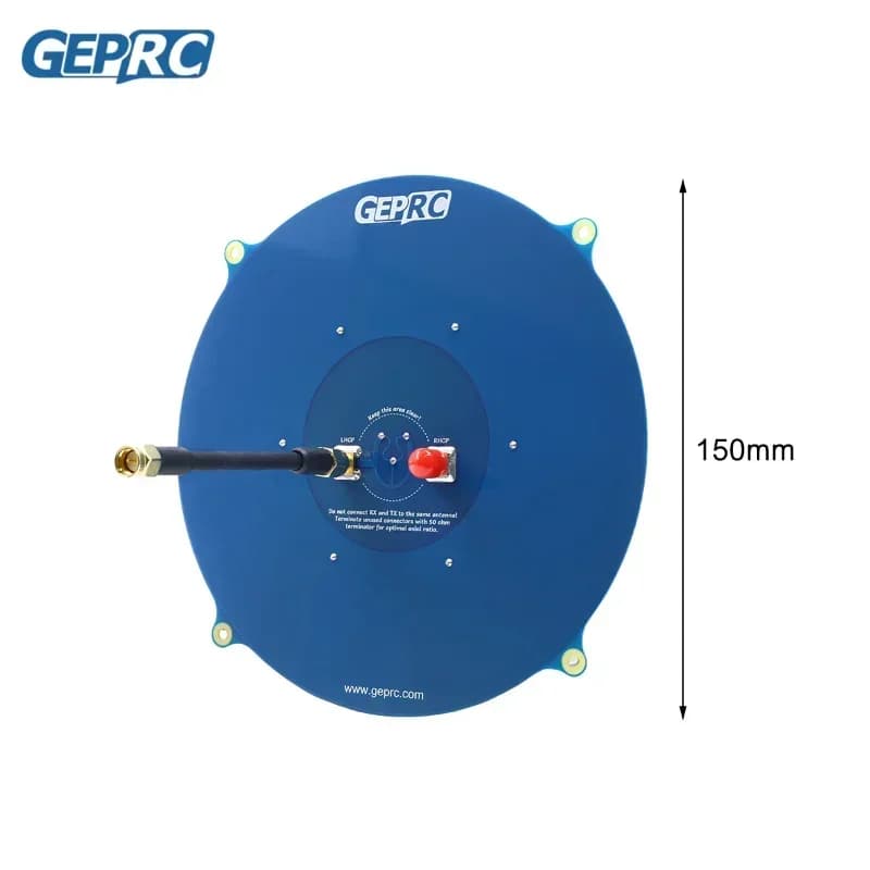 GEPRC Triple Feed Array 5.8G 14DBI Circular Polarized FPV Antenna Compatible RHCP LHCP for RC Drone FPV Long Range VTX Goggle - 1