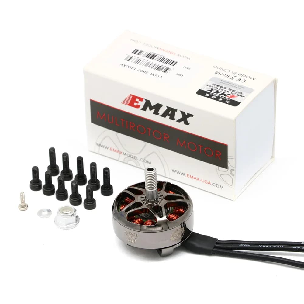 4pcs EMAX ECOII 2807 6S 1300KV Brushless Motor for RC FPV Racing Drone RC Quadcopter RC Parts DIY Accessorie