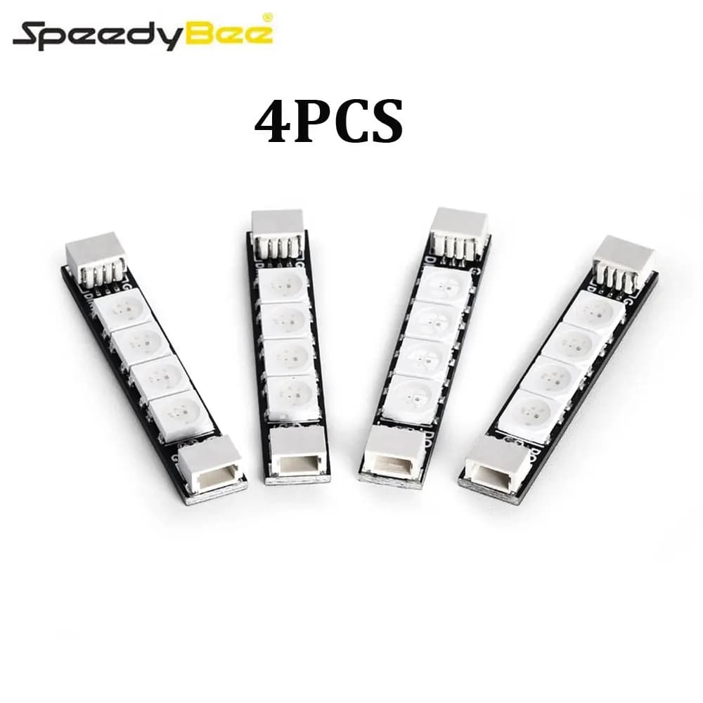 4PCS SpeedyBee Programable 2812 Arm LED Light Armlight 5V RGB For RC FPV Racing Freestyle Whoop Drone Quadcopter Runcam - 1