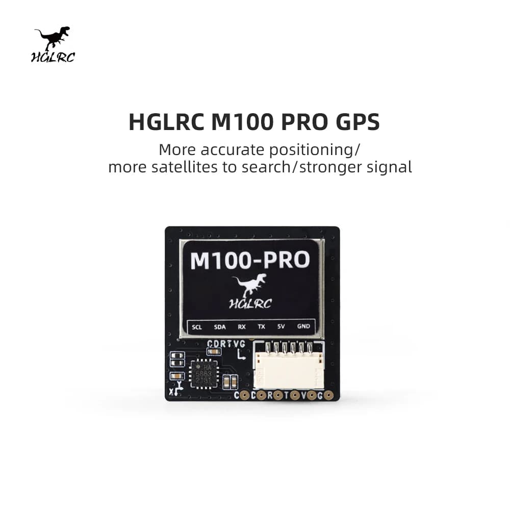 HGLRC M100 PRO GPS Chip B101 10th Generation Protocol Chip QMC5883L Compass for FPV Racing Freestyle Drones - 1
