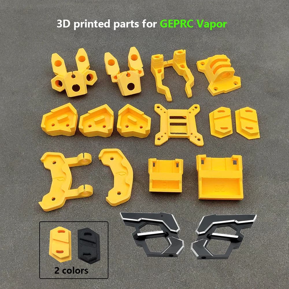 3D Print Parts TPU Printed Holder Fixed Bracket Seat Replacement Part for GEPRC Vapor FPV Racing Drone frame - 1